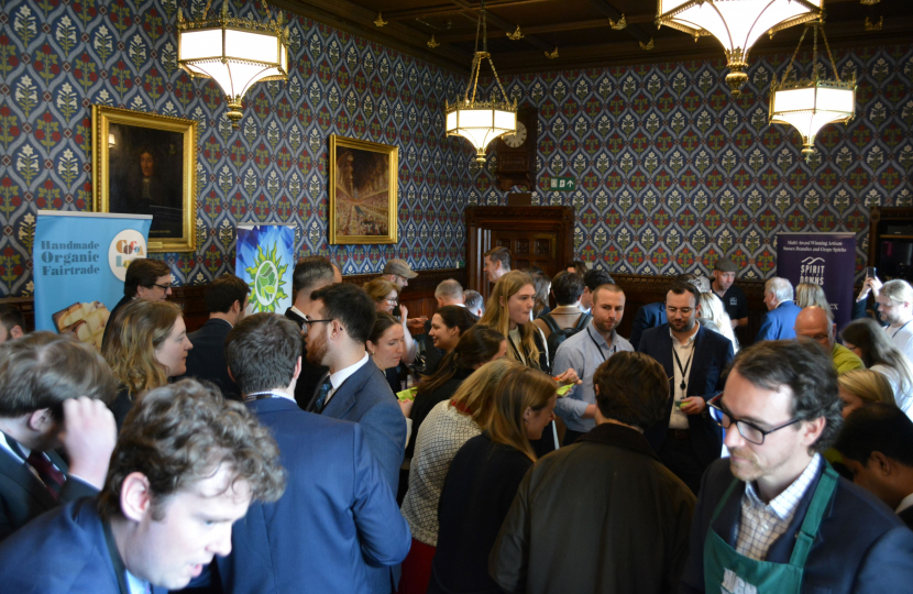 Mims Davies MP Hosts 'A Taste From Across Mid Sussex' in Parliament