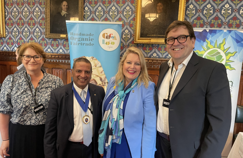Mims Davies MP Hosts 'A Taste From Across Mid Sussex' in Parliament