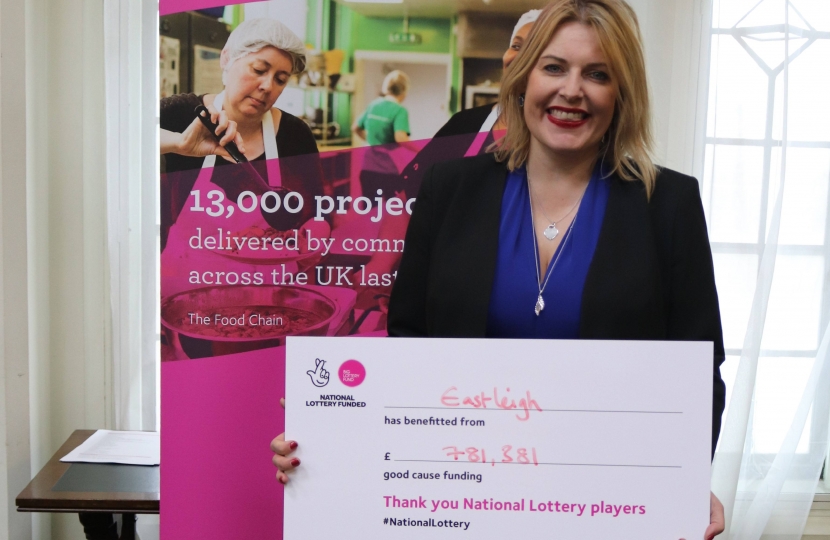 Mims Davies National Lottery Fund 