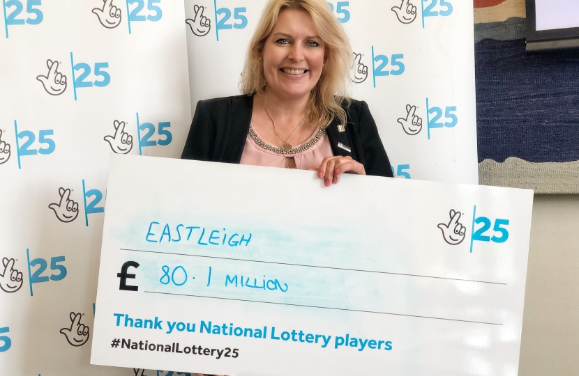 Mims Davies National Lottery
