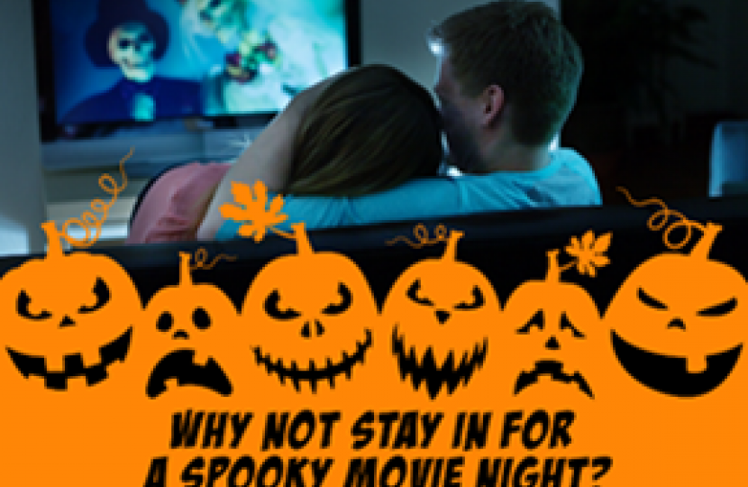 Why not stay for a spooky movie night?