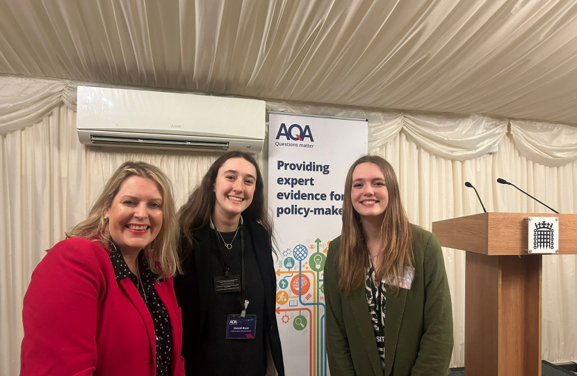 Mims Davies MP Joins AQA’s Parliamentary Youth Voice Reception