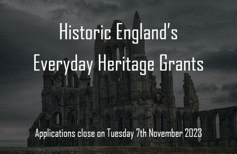 Mims Davies MP welcomes Historic England’s Everyday Heritage Grants