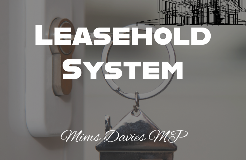 Mims Davies MP Reflects on recent Leasehold Reform Bill Debate