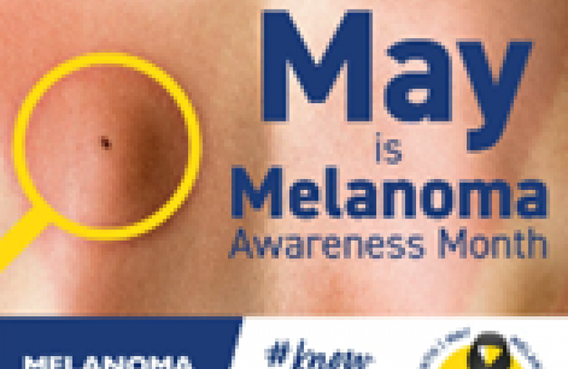 Melanoma Awareness Month Mims Davies MP