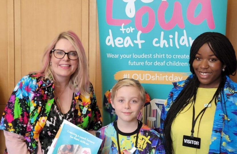 Mims Davies MP Joins Loud Shirt Day in Parliament