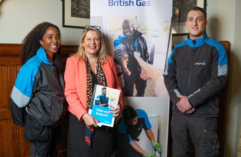 Mims Davies MP Meets with British Gas and Highlights Household Energy Support This Winter