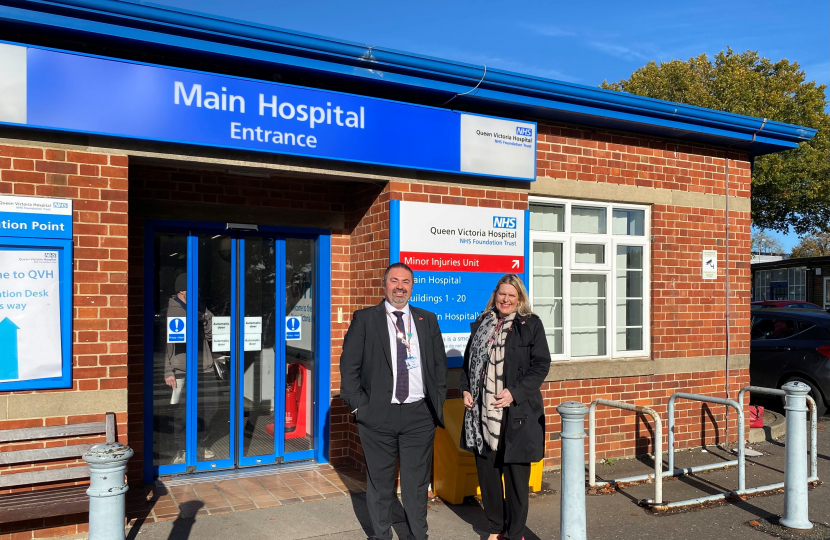 Mims at the Queen Victoria Hospital NHS Foundation Trust