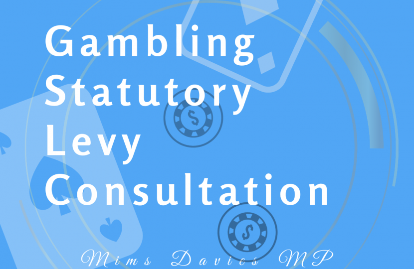 Mims Davies MP Encourages Residents to Take Part in Gambling Statutory Levy Consultation