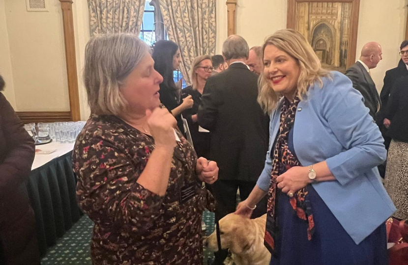 Mims Davies MP Thrilled to Join Guide Dogs' Christmas Parliamentary Reception