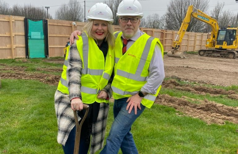 Mims Davies MP is thrilled the Haywards Heath Rugby Football Club is breaking ground on fundraising for their clubhouse.