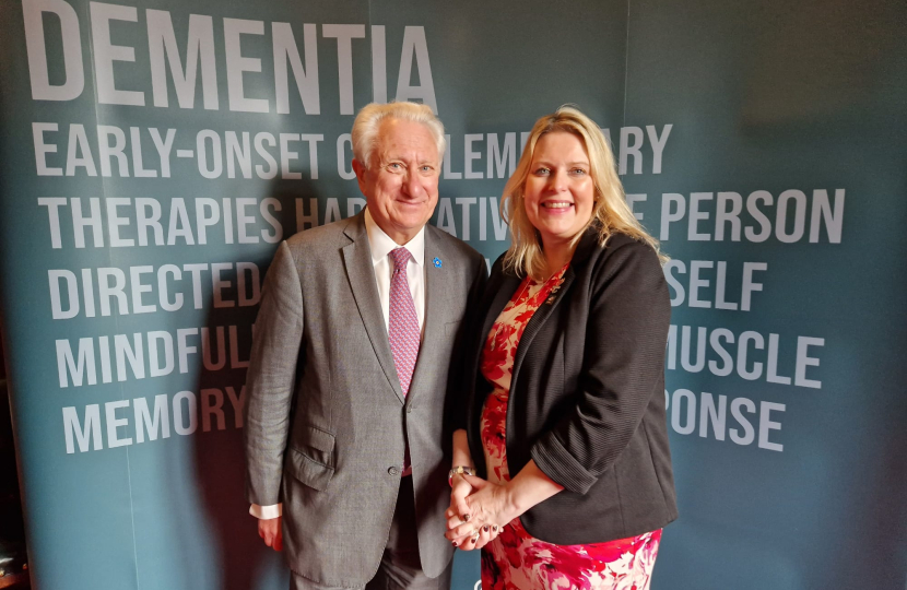 Mims Davies MP raises awareness of Dementia Action Week