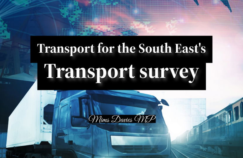 Mims Davies MP encourages residents to complete Transport Survey