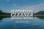 Mims Davies MP supporting cleaner bathing waters in England
