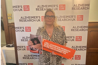 Mims Davies MP at Alzheimer's event