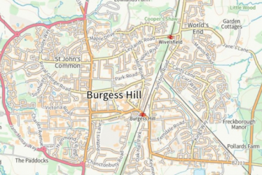Burgess Hill town centre