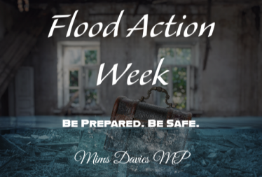 Mims Davies MP Raises Awareness for Flood Action Week