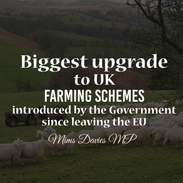 Mims Davies MP Backs UK Farming Schemes Upgrade and Food Labelling Announcements