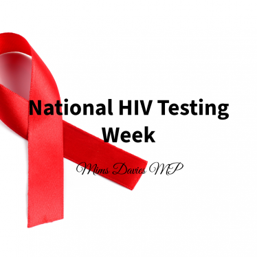 Mims Davies MP Raises Awareness for National HIV Testing Week