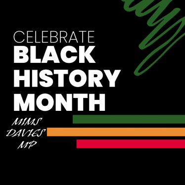 Mims Davies MP celebrates Black History Month