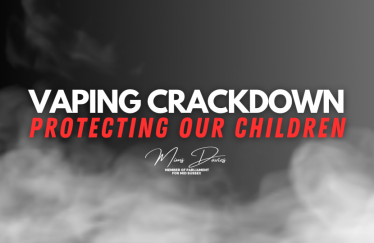 Mims Davies MP backs disposable vapes banned to protect children's health