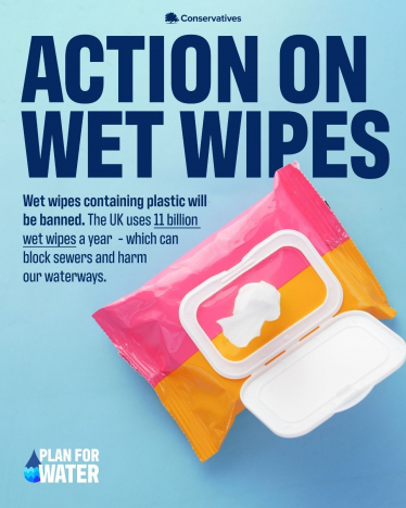 Mims Davies MP Supports Consultation Launched to Ban Wet Wipes Containing Plastic