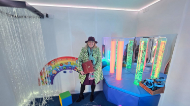 Mims Davies MP opens first ever Sensory Room at Ascot Racecourse