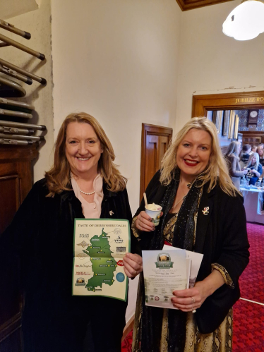 Mims Davies MP Joins 'Taste of Derbyshire Dales' Parliamentary Reception Hosted By Sarah Dines MP 